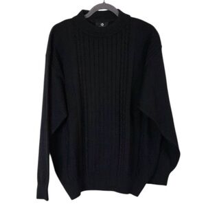 Tuscan Made in Italy Pullover Sweater | L | black
